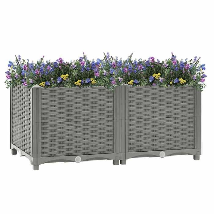 VidaXL Lit surélevé 80x40x38 cm Polypropylène 153294