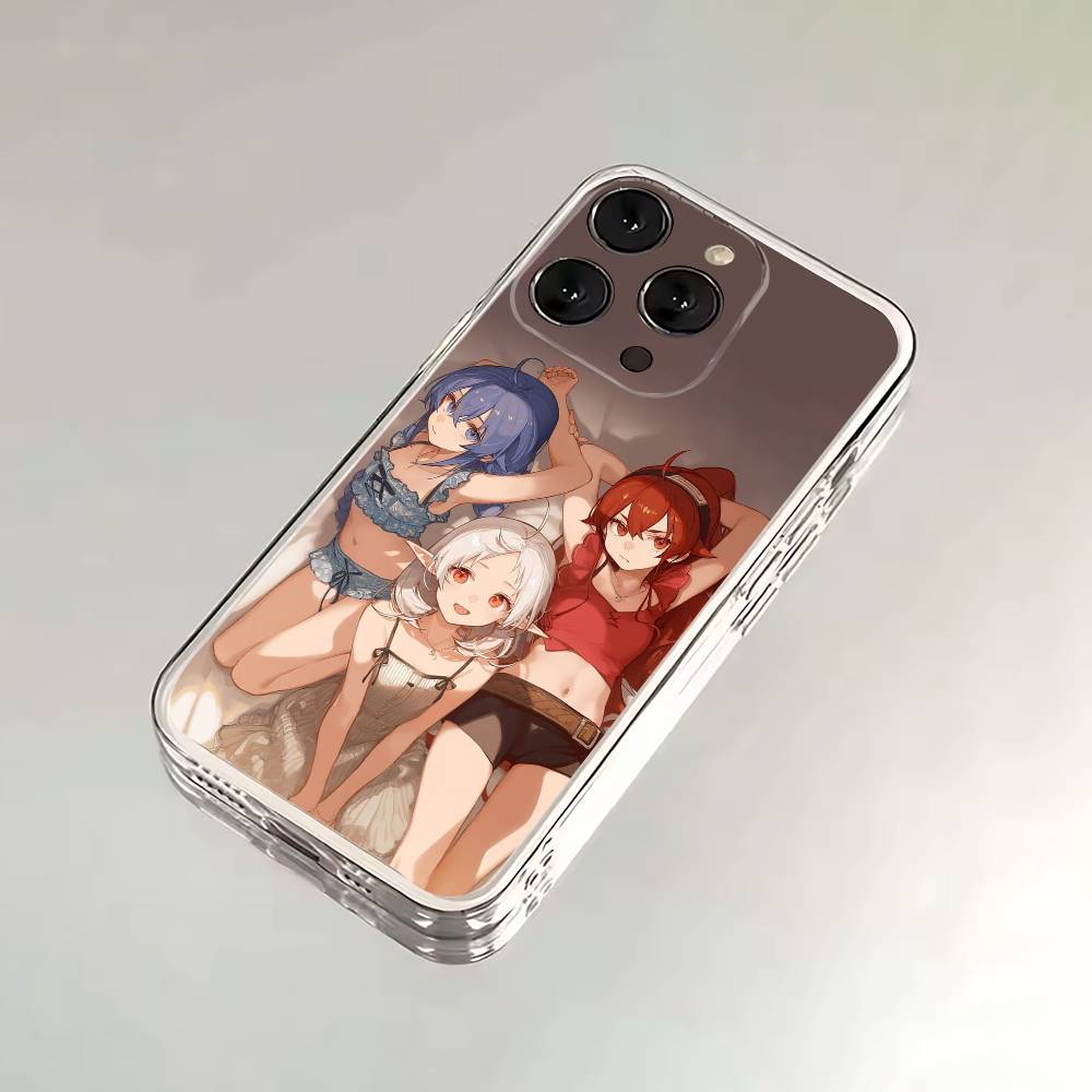

M-Mushoku Roxy Migurdia T-Tensei Phone Case For iPhone 17,16,15,14,13,12,11 Plus,Pro,Max,Plus,E,SE4,Mini Transparent Cover iPhone13