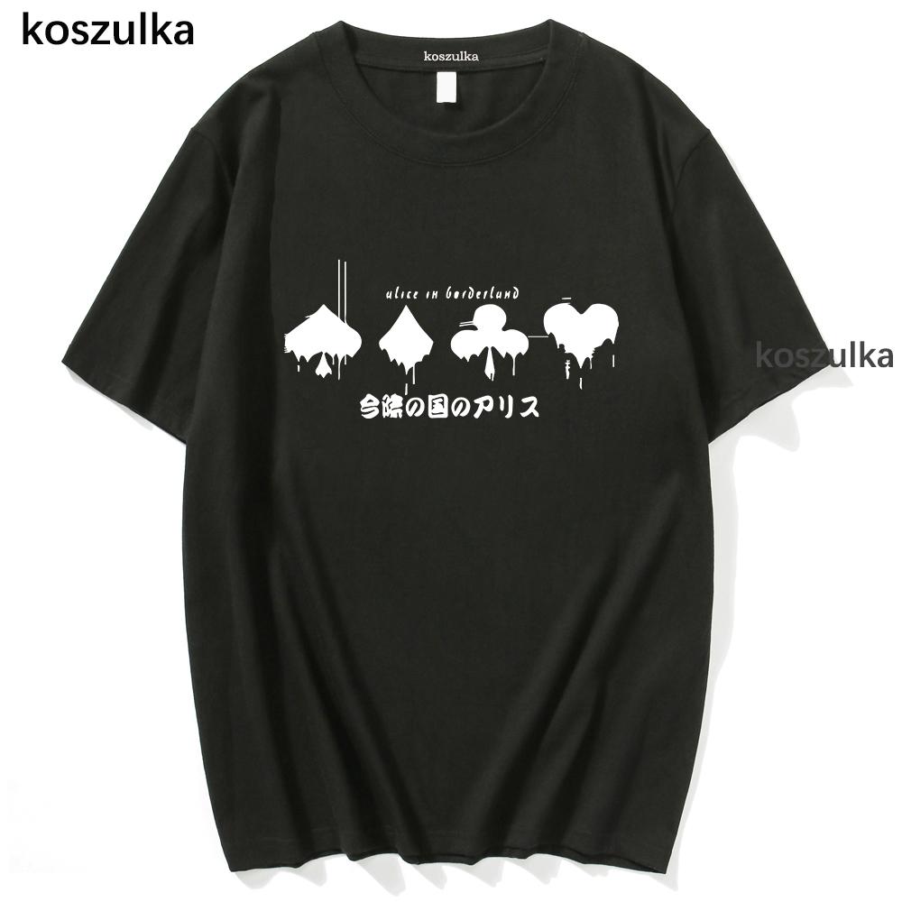 

Алиса в Пограничье Усаги Арису Куина Чисия Футболки Хлопковая футболка Крутые мужские/женские футболки Графическая толстовка Летняя футболка M