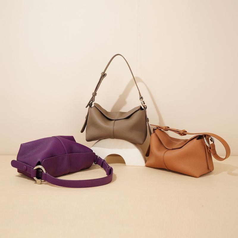 New Spring Model Underarm Bag, Top Layer Cowhide Crossbody Bag, Versatile Genuine Leather Handbag Commuting Women, Genuine L