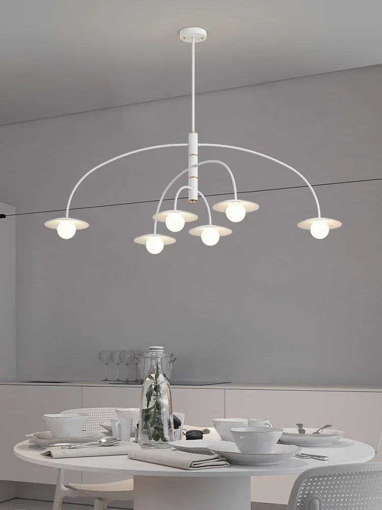 Nordic Modern Glass Ball Hall Chandelier Creative Living Dining Room Bedroom Kitchen Bar Cafe Home Decor Art Hanging Lamp LED