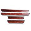 4PCS Plastic Stainless Steel For -2024 Mazda Cx-90 Car Accessories Auto Door Sill Pedal Welcome Scuff Plate Cover