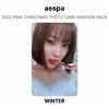 aespa 2022 PINK CHRISTMAS PHOTO CARD RANDOM PACK Official Photocard