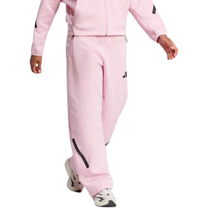 adidas Z.N.E da donna. Pantaloni della tuta a barile Rosa vero Donna Streetwear JC5410