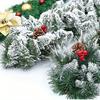 Flocked Artificial and Needle Christmas Garland 6ft for Front Door Window Holiday Decor