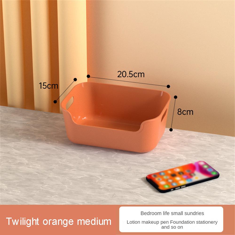 Household Multifunction Storage Basket Handle Design Fall Resistance Non-slip High Capacity Classification Storage Big Exposure