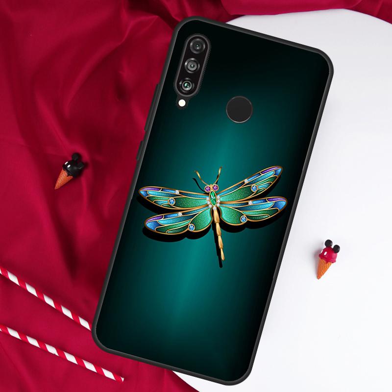 

Dragonfly Animal Art For Huawei Nova 12s 11i 12i 7i 8i Y73 Y70 Y90 Y60 Y72 Y61 Y91 9 10 SE P30 Pro P40 Lite Case Nova 11 Pro