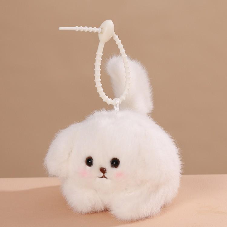 Wagging Tail Puppy & Meowing Cat Plush Toy Pendant