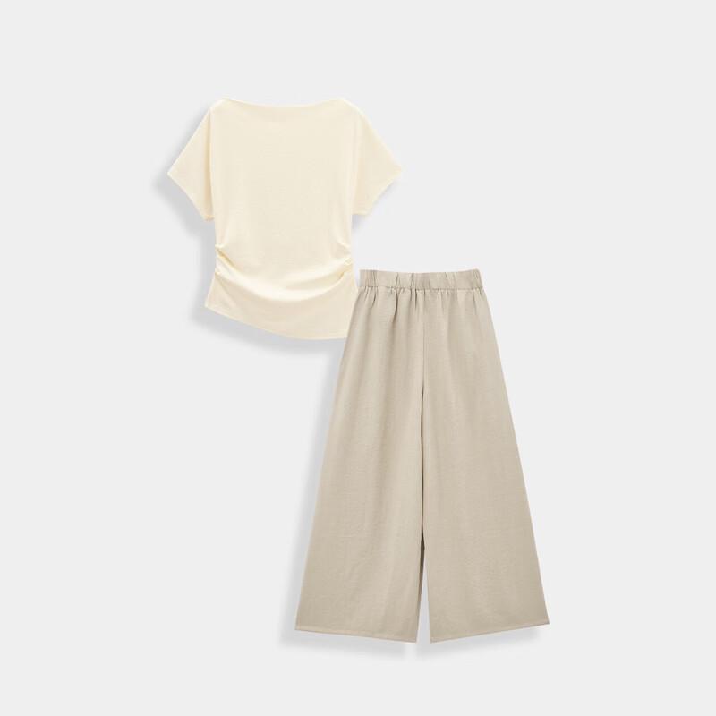 IEF Women's Elegant Two-Piece Long Pants Set