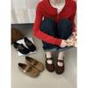 Damen Mary Jane Einzelschuhe mit weicher Sohle, französischer Ballerina-Stil, Herbst 2025, neuer Stil, zu Röcken, kleine Lederschuhe, Ballett-Beanie-Schuhe, Trend