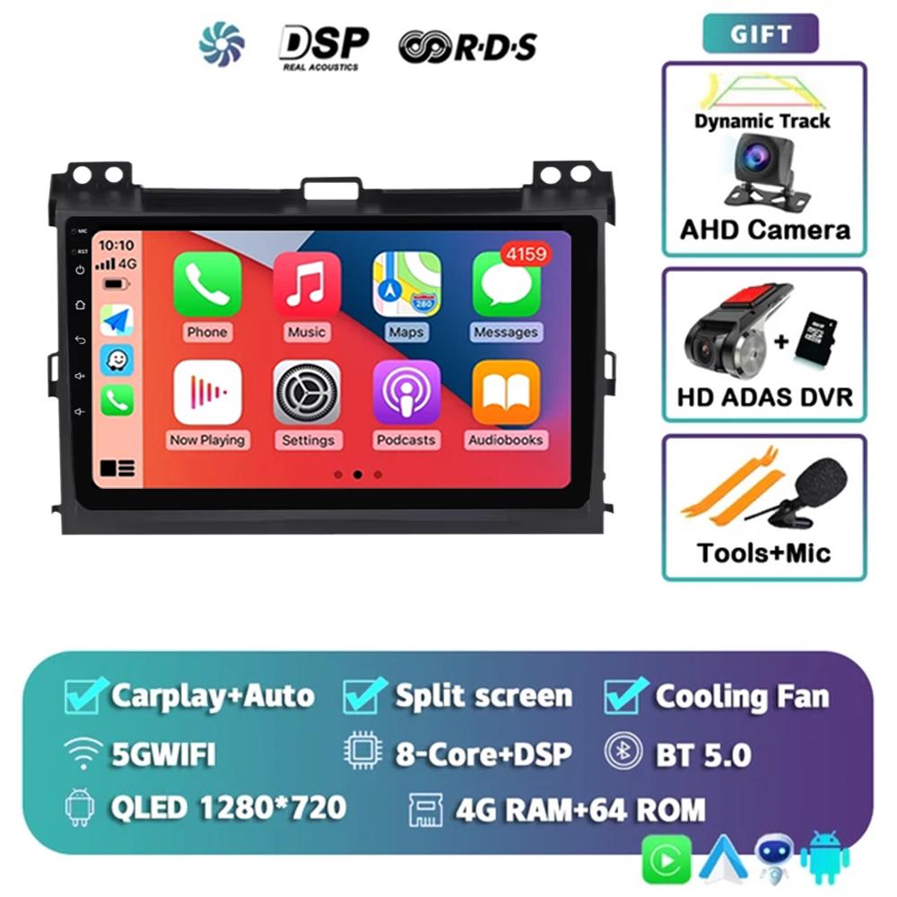 For Toyota Land Cruiser Prado 120 3 Ll For Lexus GX470 GX 470 J120 2002-2009 Car Radio Multimedia Video Player Navigation GPS