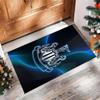 Tappeto in Velluto di Cristallo con Stampa di Calcio del Newcastle United, Comodo Assorbente d'Acqua Antiscivolo Tappeto per Pavimento Interno