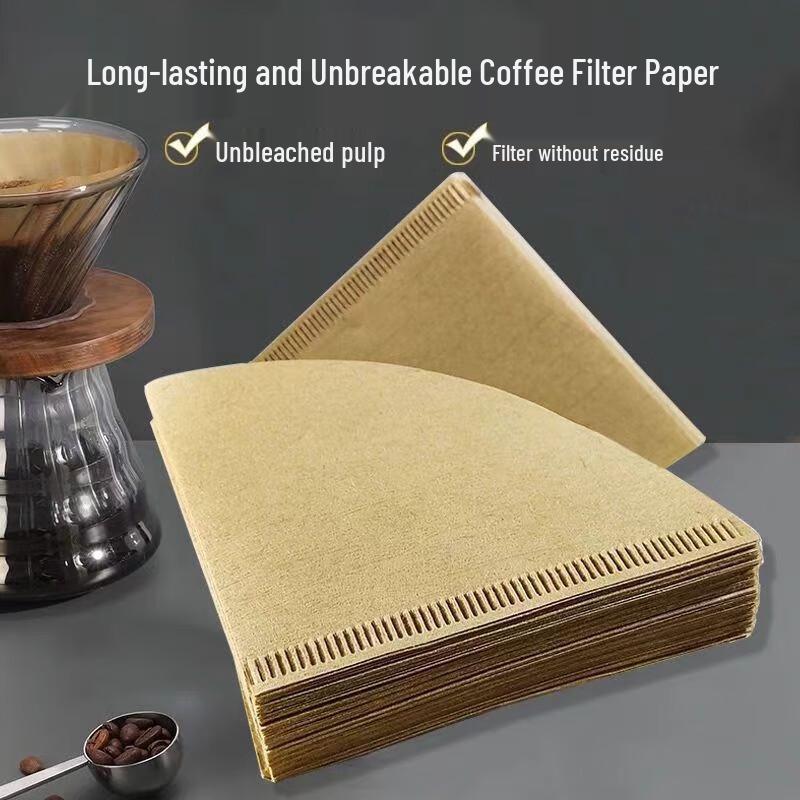 Fächerförmige Handaufguss-Kaffeefilterpapiere