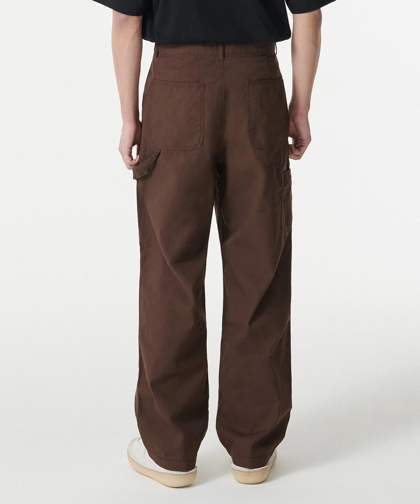Musinsa Standard Double Knee Carpenter Pants [Baroque Brown]