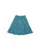 Cookies Wave Crinkle Gored Skirt (Teal)