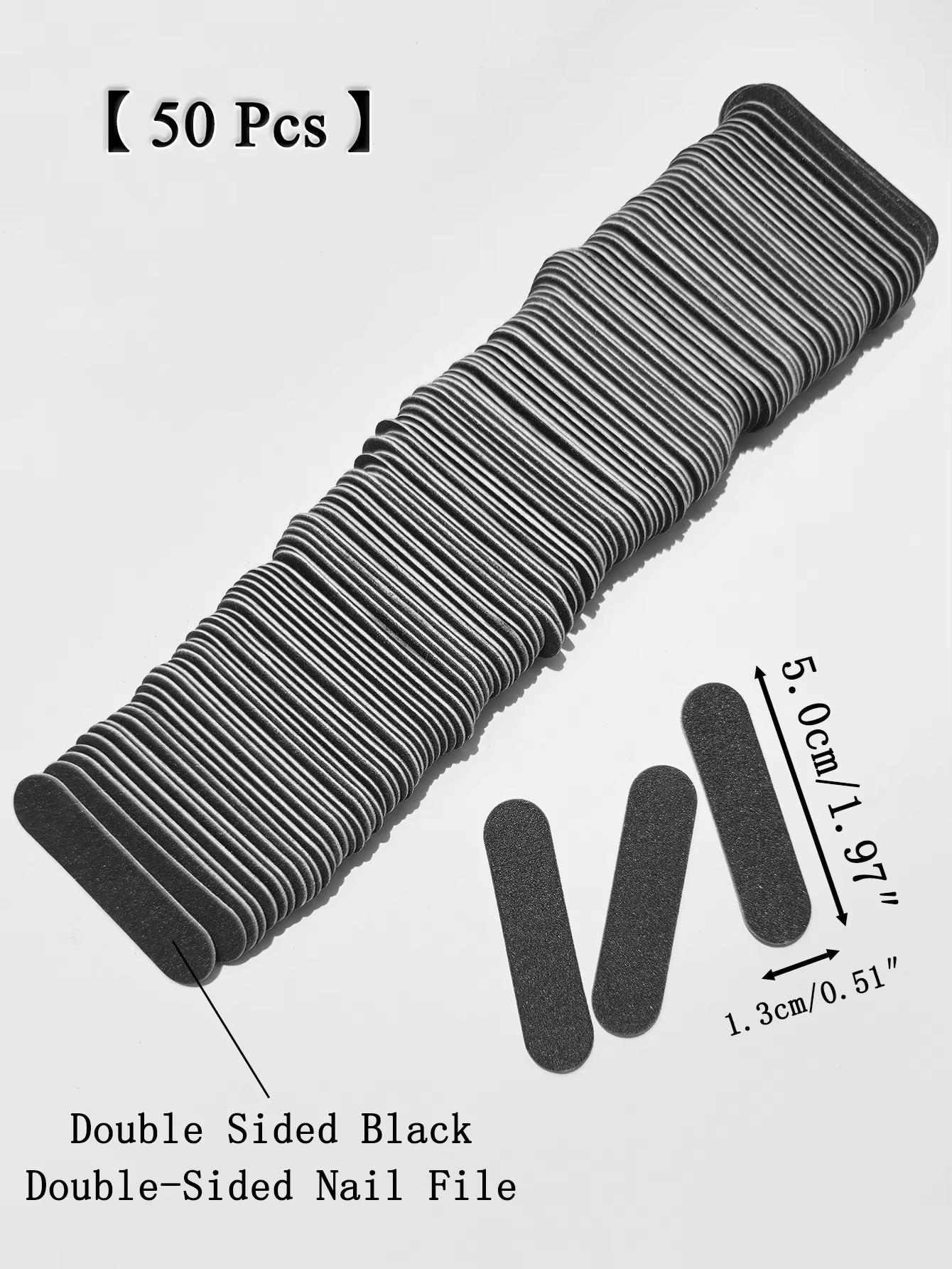 15 to 1000 Pcs Mini Pink Nail Files Double Sided Emery Boards for Manicure Pedicure Nail Art Buffing and Shaping Tools
