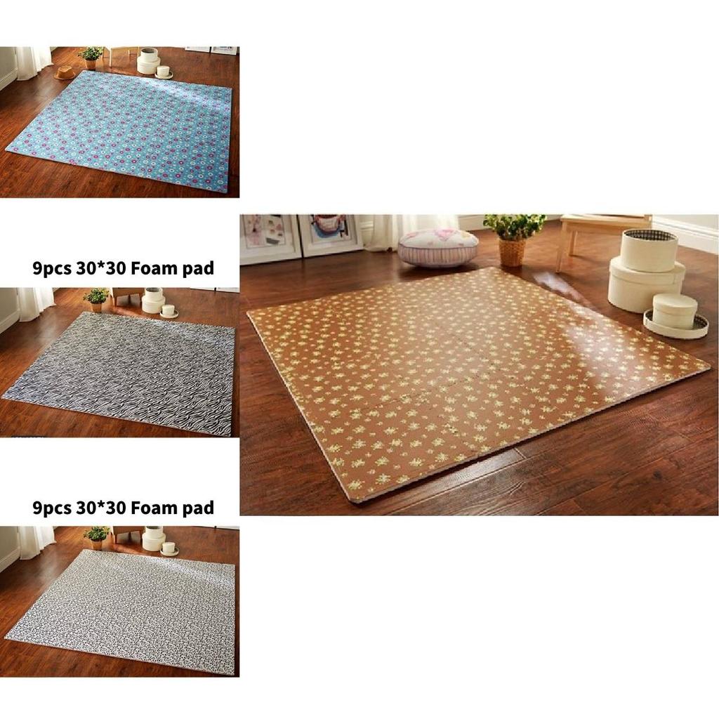Minde Garden Floral Foam Puzzle Play Mat For Kids Bedroom And Lounge Safety Play Area