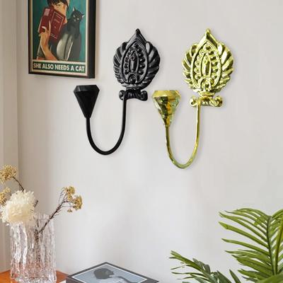 1 Stück Kerzenständer Hochzeitsmuster Dekoration Hochzeitsmuster Dekoration Bankettbeleuchtung Wandmontierter Kerzenhalter