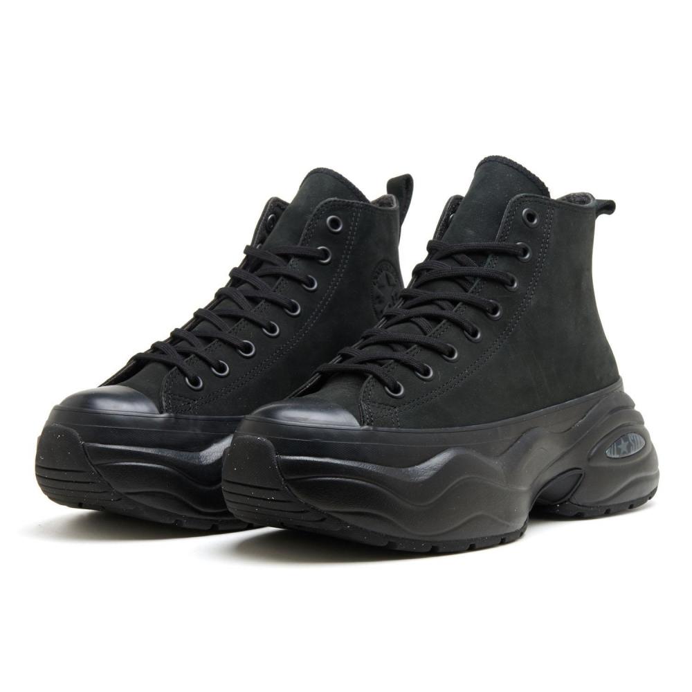 ConveRse LeatheR As R  suRgetRaineR Hi 31313140 Blackmono