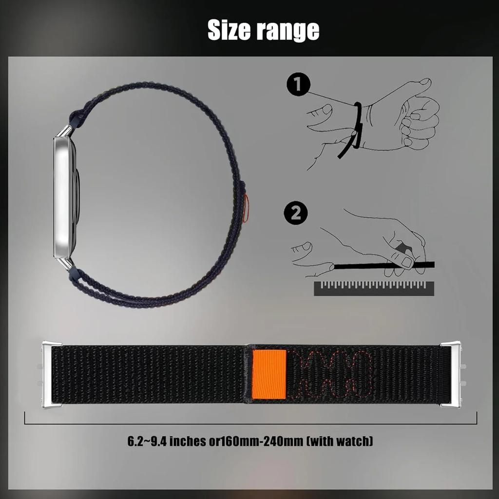 Nylon Loop Strap for Samsung Galaxy Fit 3 Adjustable Elastic Bracelet Watchband for iWatch Samsung Galaxy Fit3 Band Accessories