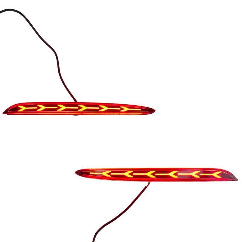 Kia Carens 2023 LED Rear Bumper Light Strip: Turn Signal & Brake Light Taillight