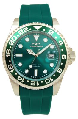 Watch Date 100th Anniversary Model T6C28MM Green [Technos] Men's