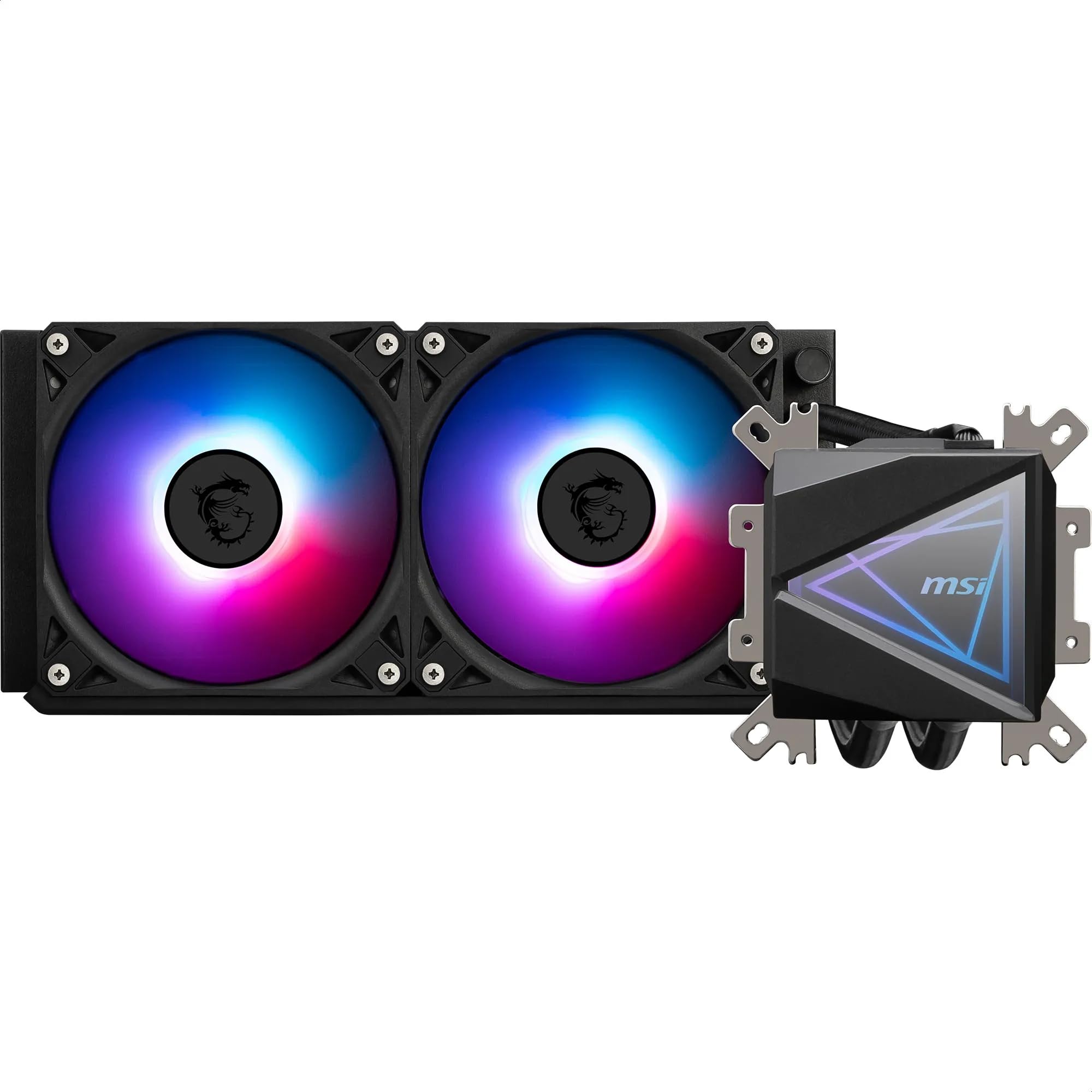 

MSI MAG CORELIQUID I240 240мм Просте водяне охолодження Кулер для процесора Чорний FN2491 чорний