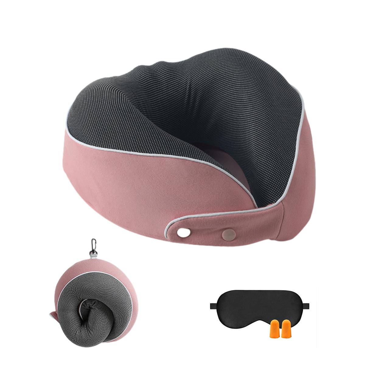 

New Low Resilience Portable Pillow Travel Neck Pillow Durable U-Shaped Travel Pillow No Deformation Aircraft Pillow