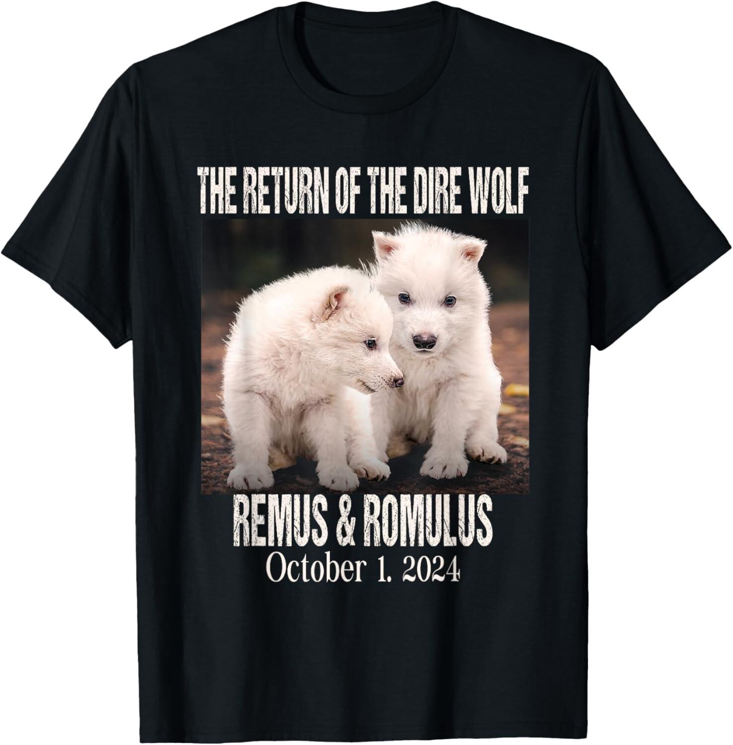 The Return of the Dire Wolf - Remos and Romulus 2024 T-Shirt Mens Womens Tees Top unisex T-Shirt Mens Womens Tees Top L
