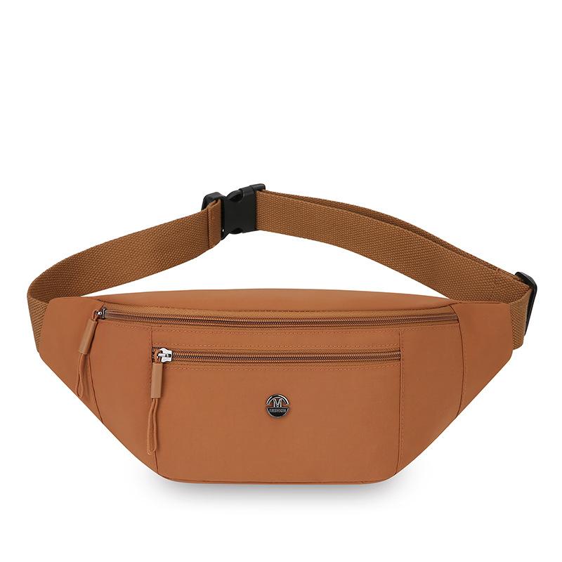 New Sports Go Out Fashion Chest Bag Women's Lightweight Joker Leisure Portable Purse Simple Commuter Shoulder Messenger Bag.