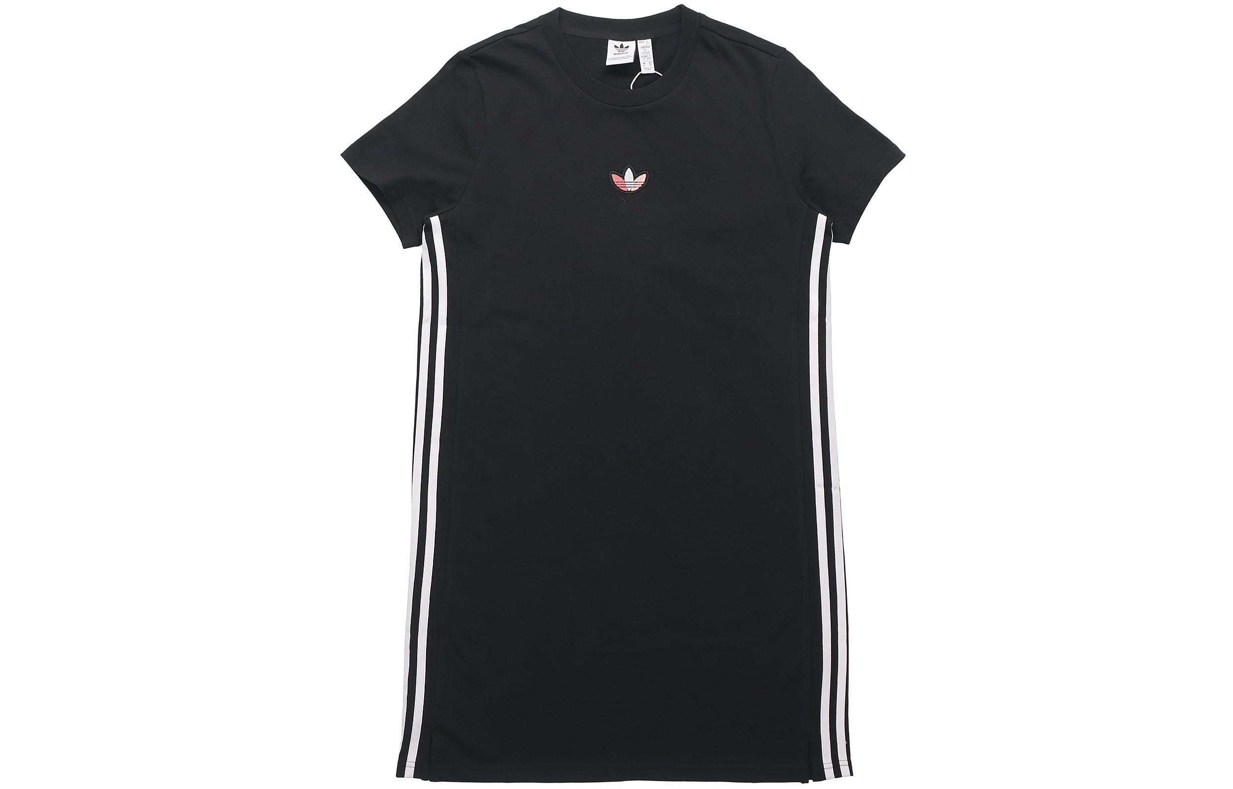 

Adidas Originals Short Sleeved Dress Women s Black H39043 32