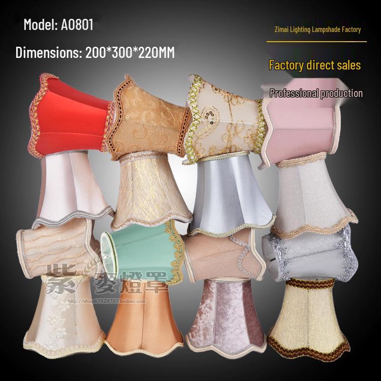 Simple Cross-Border Fabric Pendant Lamp Shade Cover Accessories
