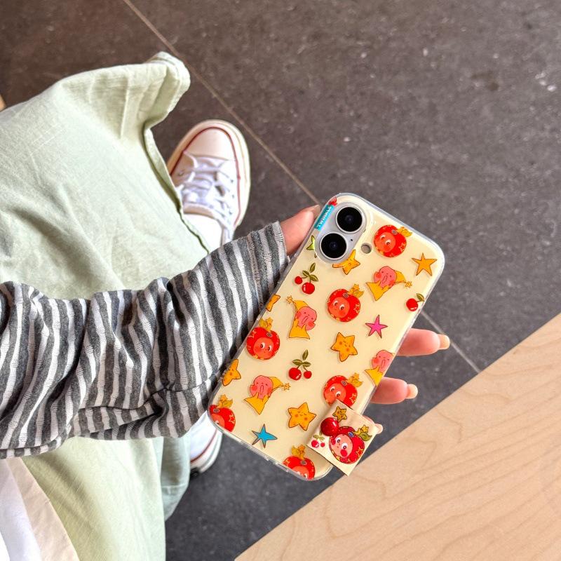 Knitted Cartoon Starman Phone Case for iPhone 13/14 Pro Max