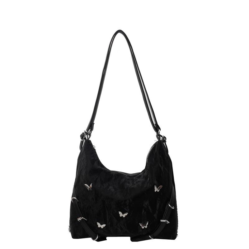 Casual large-capacity bag women's 2025 new fashion commuter double shoulder back bag multi-purpose single shoulder messenger tote bag