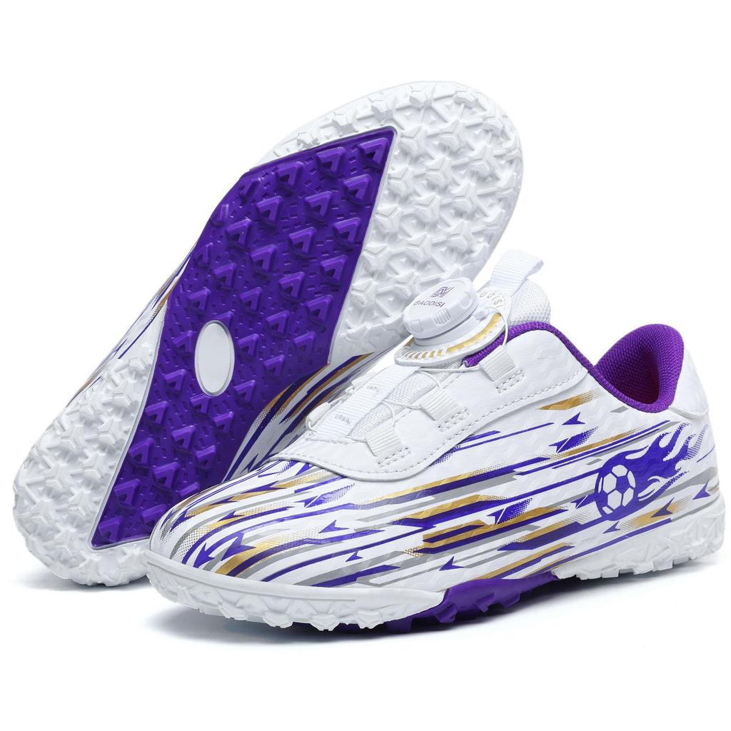 Cross-Border TF Studded Children's Football Shoes for Primary Students – AG Rotating Button for Training