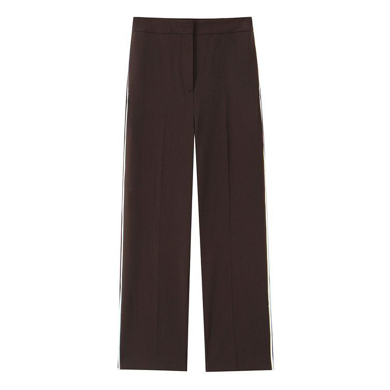 Kaslead New Women clothes Western Style Side Stripe Casual Pants with Accessories Vest 8741326 8742326