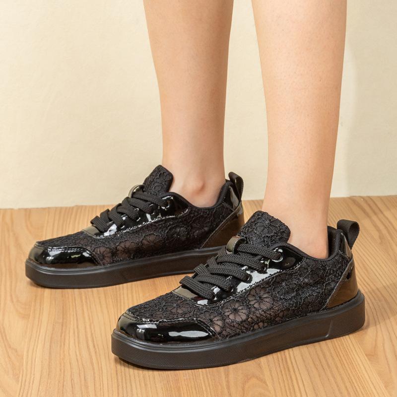 New summer thin little white shoes women's versatile flat baseplate shoes student empty breathable sports shoes