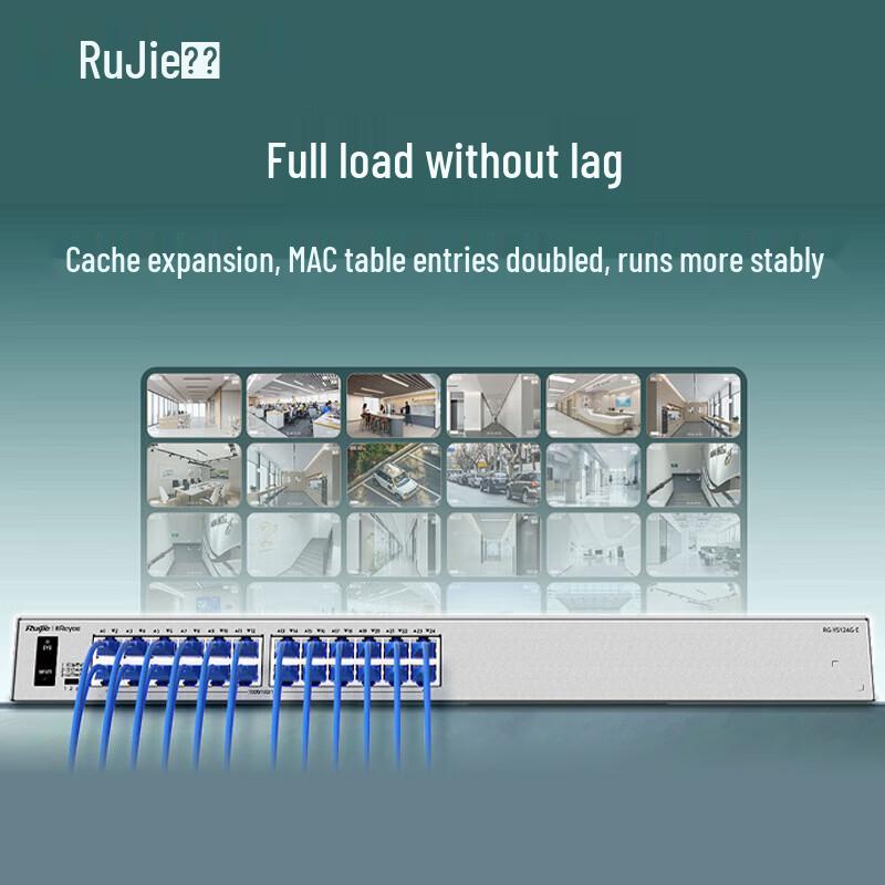 Ruijie 24-Port Gigabit Unmanaged Switch (CN Version)
