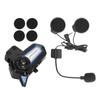 BT31 Motorcycle Bluetooth Helmet Headset Wireless Hands Free Stereo Waterproof Noise Cancelling Headset with Flashlight