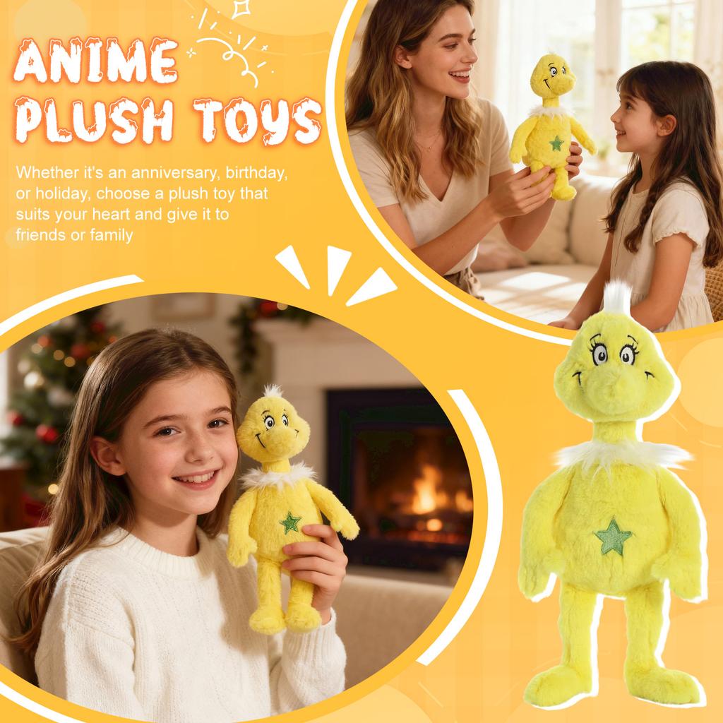 Cute Plush Toy, Birds Cartoon Doll, Figurine, Children's Gift, Without Label