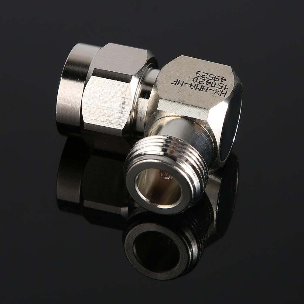 2pcs 50ohm N Male to N Female Right Angle Adapter Convertor N Connector