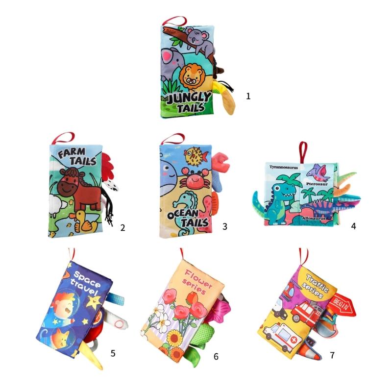 Soft Cloth Books for Toddlers Early Education Supplies Touch and Feel Books for Early Children Development