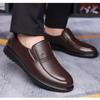Fashion British Style Slip-on Business Dress Shoes for Men Spring Autumn Soft-soled Casual Men's Leather Shoes New Designer Loafers Male