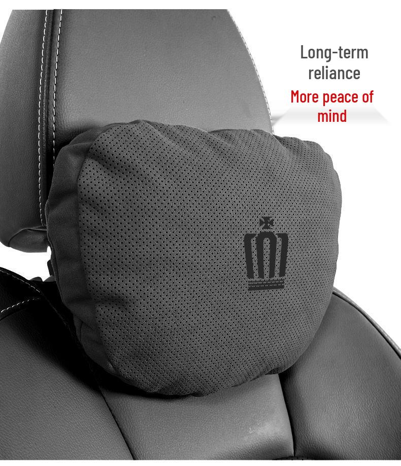 Toyota New Crown 14th Gen Suede Maybach Neck Pillow for Car Seat