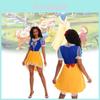 Premium Polyester Snow White Halloween Costume Cosplay Dress For Stage Performance