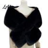 Soft Shawl for Women Women's Faux Fur Shawl Plush Collar Scarf Wrap Solid Color Breathable Multi-functional Winter Colder Warm Wrap Bridal