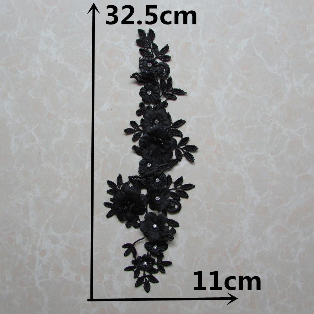 Bead Embroidery Hollow Lace Pair Flower Decoration Collar Diy Sewing Lace Collar Clothing Accessories