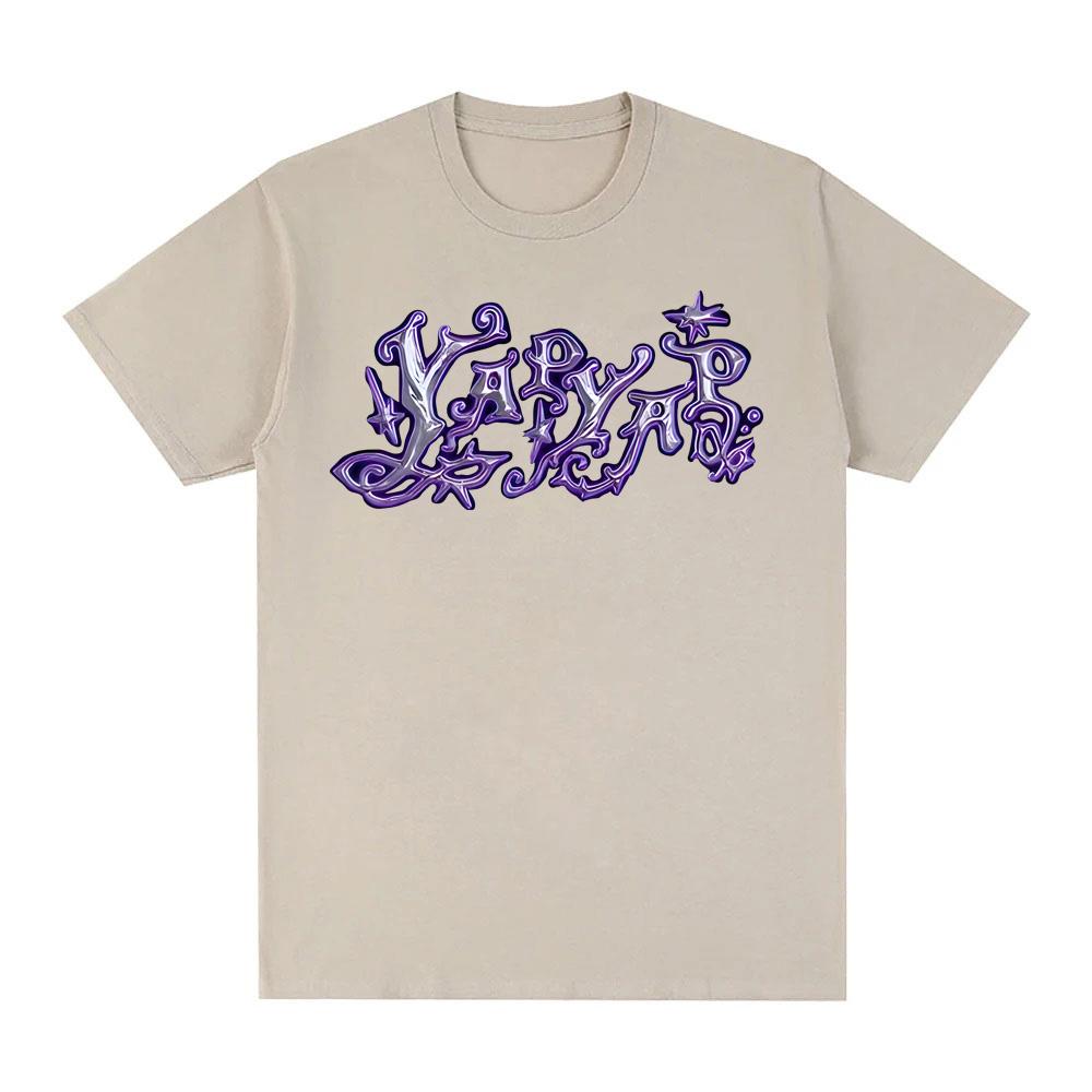 YAPYAP Logo TEE 2026 New Style GAME Print T-shirt Comic 100% Cotton Comfortable Round Neck Short Sleeve Tops