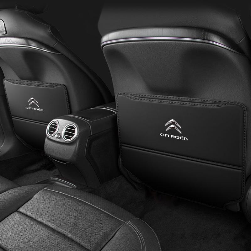 Car Seat Anti-Kick Pad Seat Durable Waterproof Anti-fouling Protector Mats For Citroen C1 C2 C3 C4 C5 X7 Berlingo C8 C4L DS3 DS6