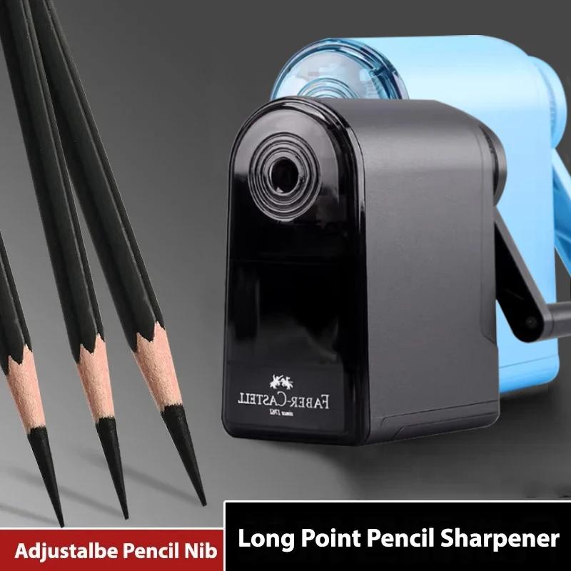 Faber Castell Точилка для карандашей Регулируемая Ручная Точилка для Угольных Карандашей для Рисования/Эскизов Школьные Принадлежности для Искусства